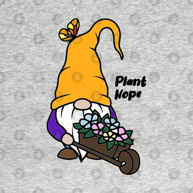 Plant Hope Gnome by bohomermaidgal